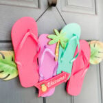 DIY Flip Flop Wreath