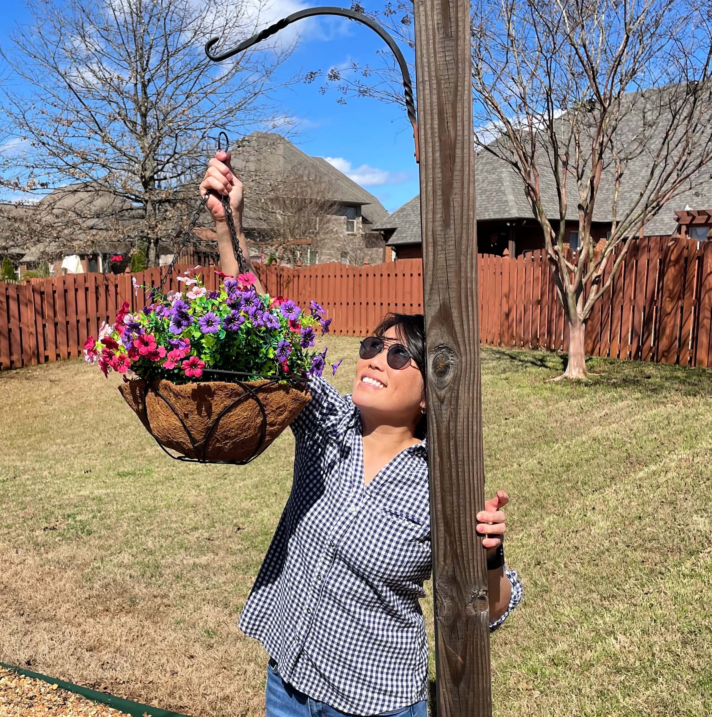 Fake Hanging Baskets for Outside 