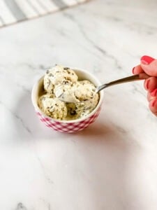 No Churn Mint Chocolate Chip Ice Cream