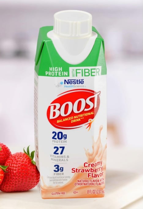 BOOST High Protein with Fiber Strawberry Shakes