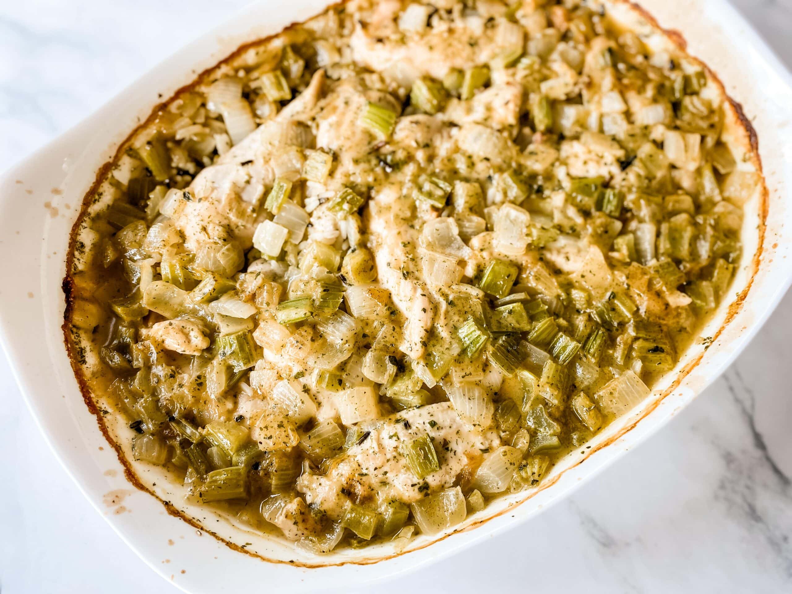 chicken and wild rice casserole baked 