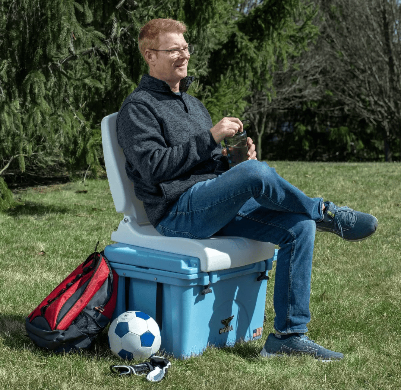 Step2 flip chair in use