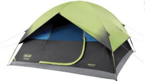 coleman sundome dark room tent 4:6 person