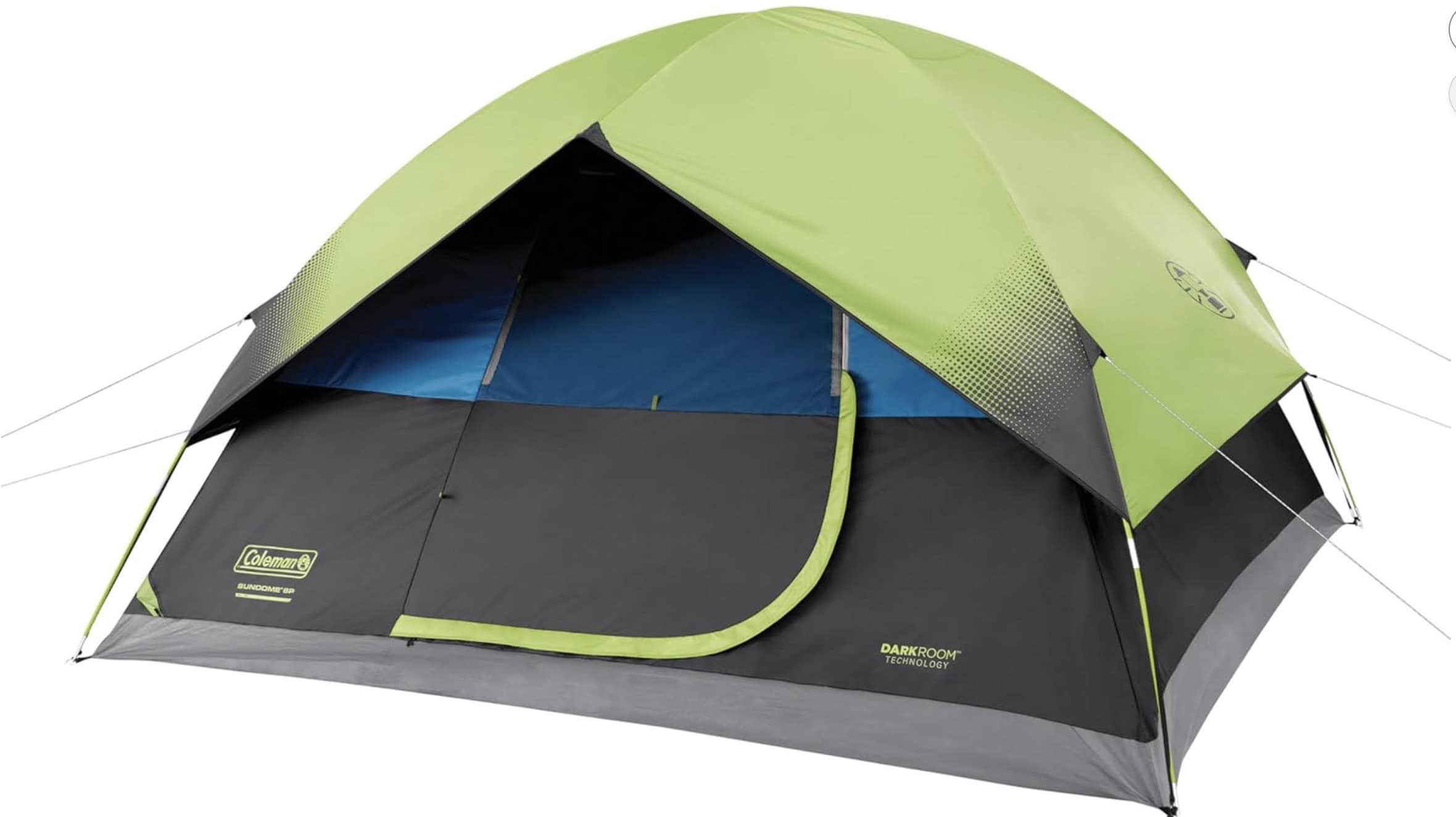coleman sundome dark room tent 4:6 person