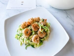 healthy shrimp scampi