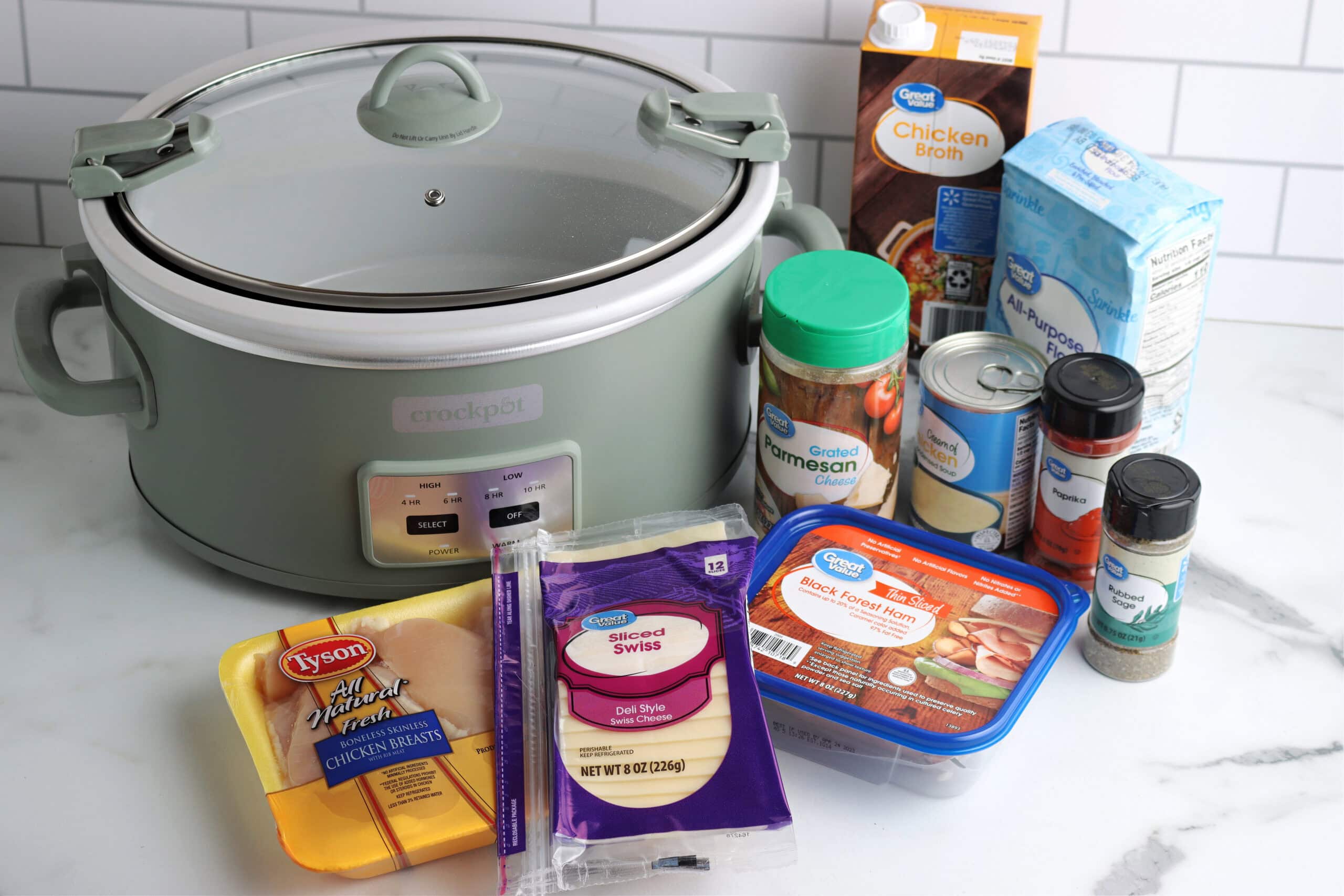 Chicken Cordon Bleu Ingredients for Slow Cooker