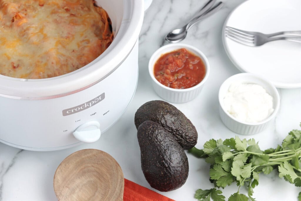 toppings for crockpot taco lasagna