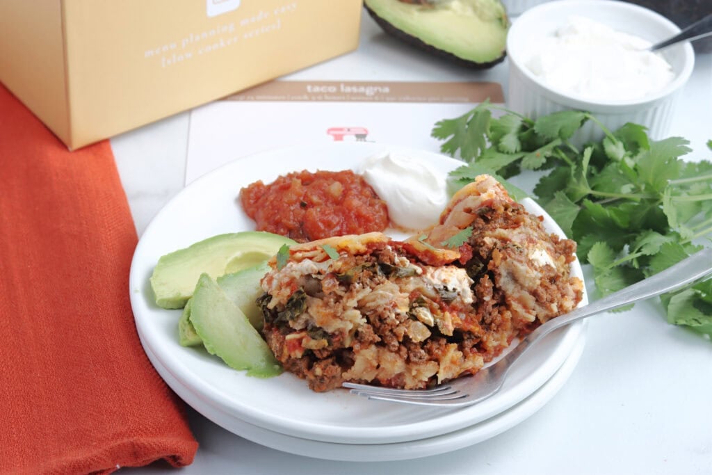 Crockpot Taco Lasagna 