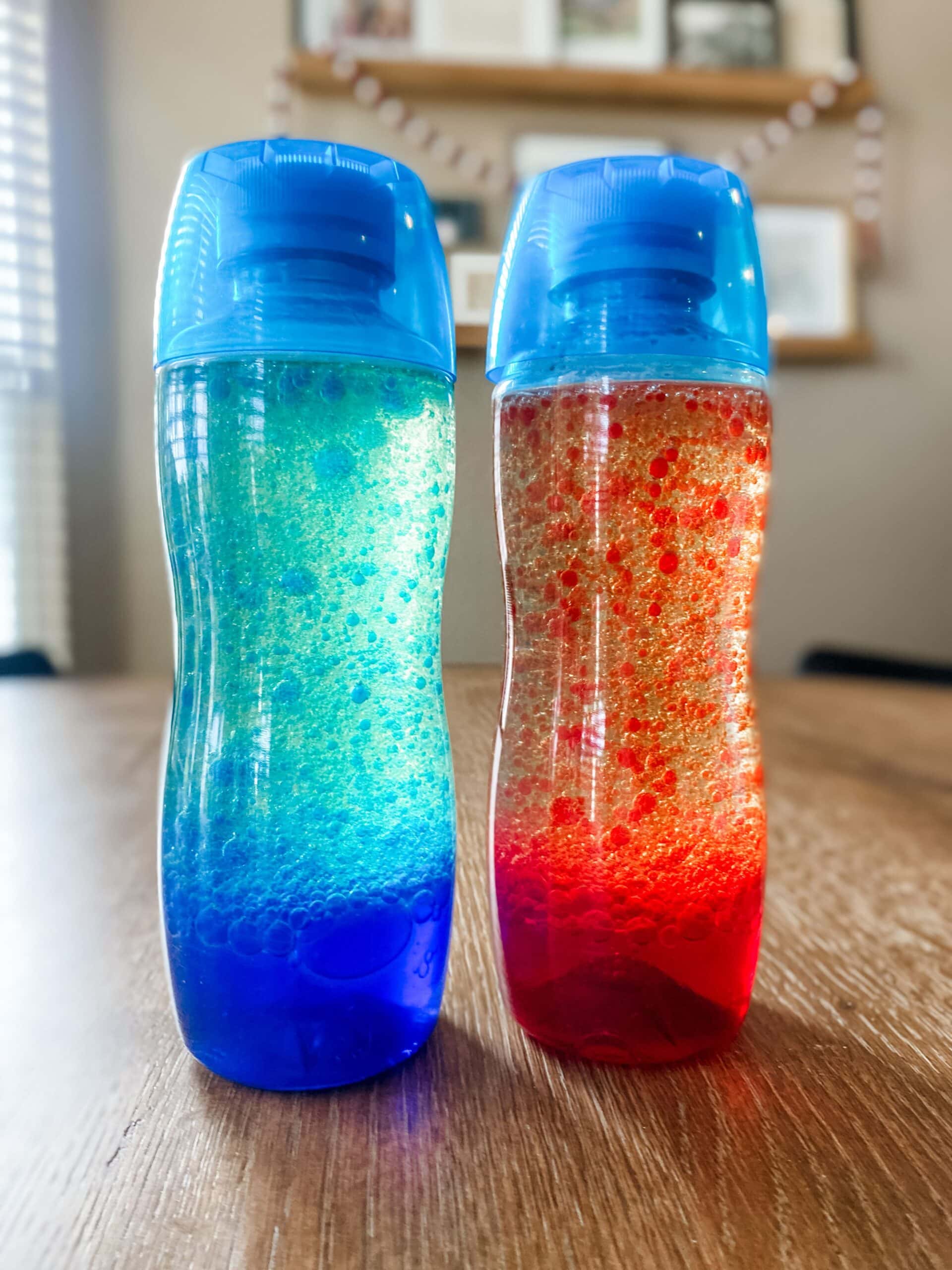 DIY lava lamp with alka-seltzer