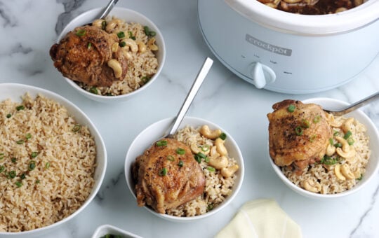 Slow Cooker Cashew Chicken