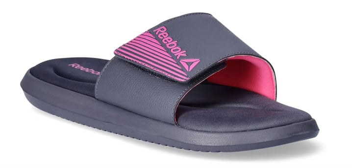 Reebok Women’s Adjustable Memory Foam Slides