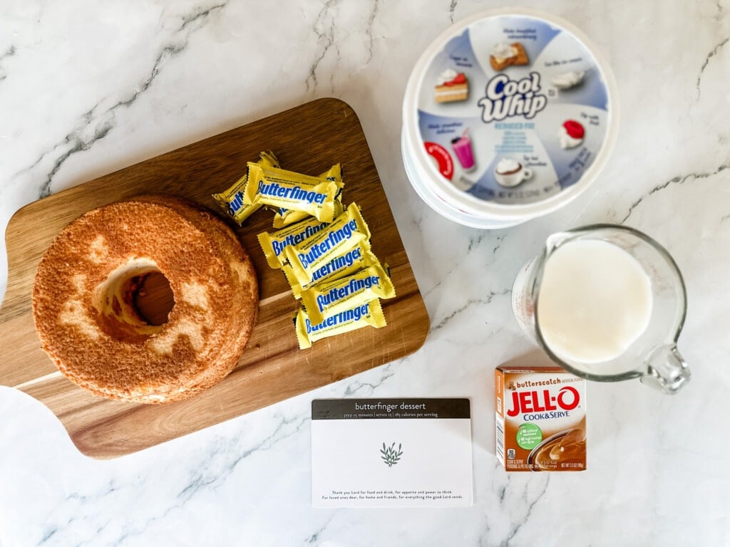 Butterfinger Angel Food Cake Ingredients