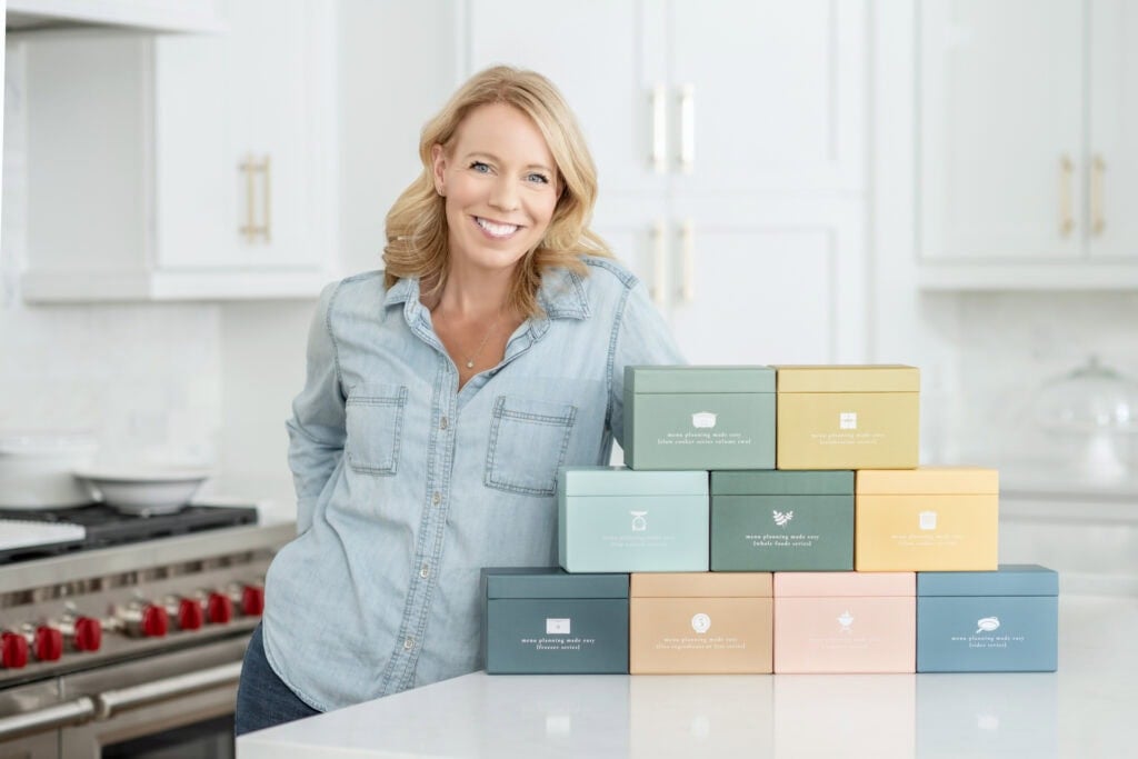 Laurie with 9 menu plan boxes