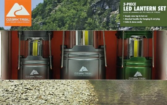ozark trail led lantern set