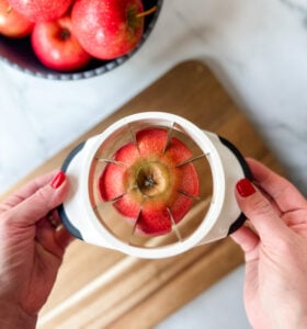 How to keep apple slices from turning brown once sliced