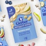Gerber Baby Snacks Banana Pear Whipped Melts