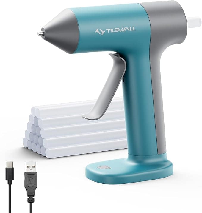 Tilswall 4V Cordless Hot Glue Gun
