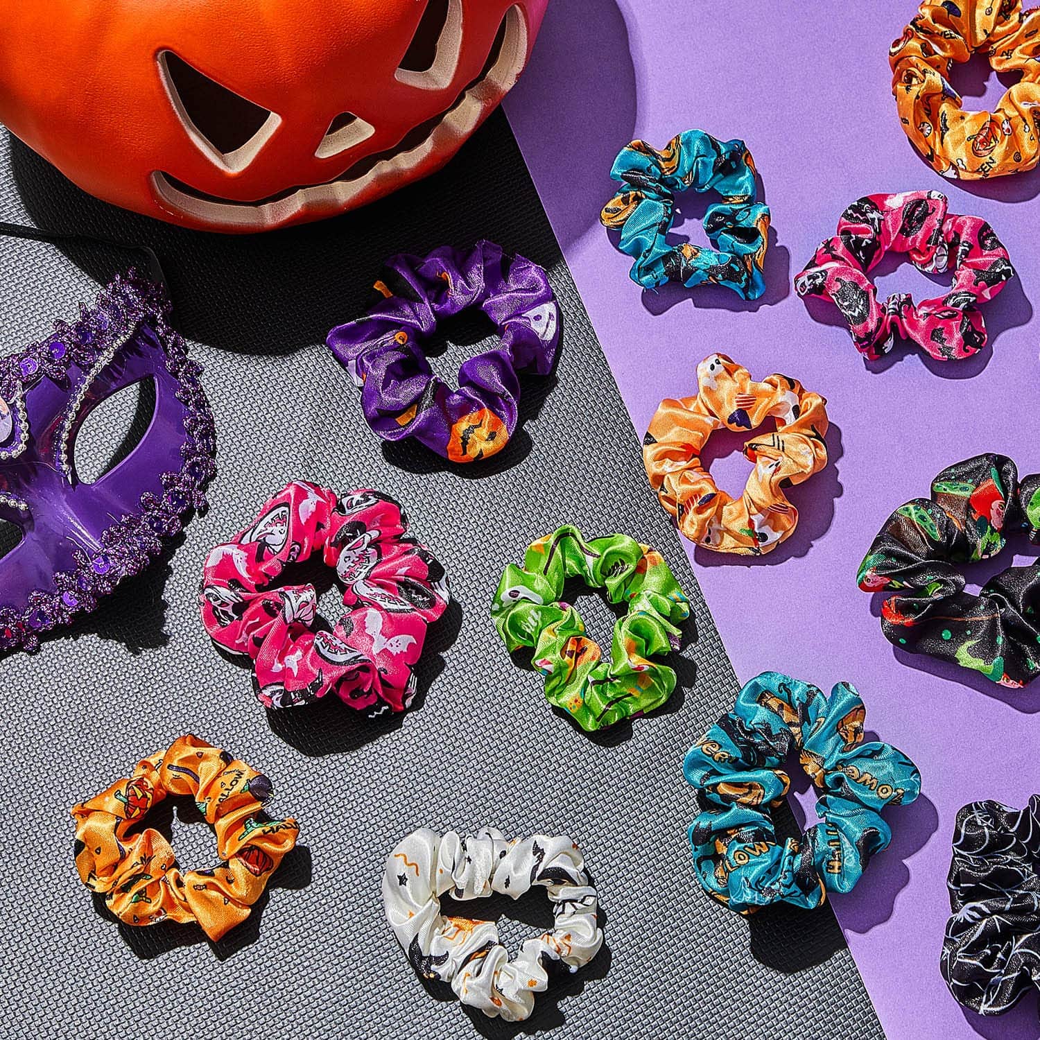 halloween scrunchies