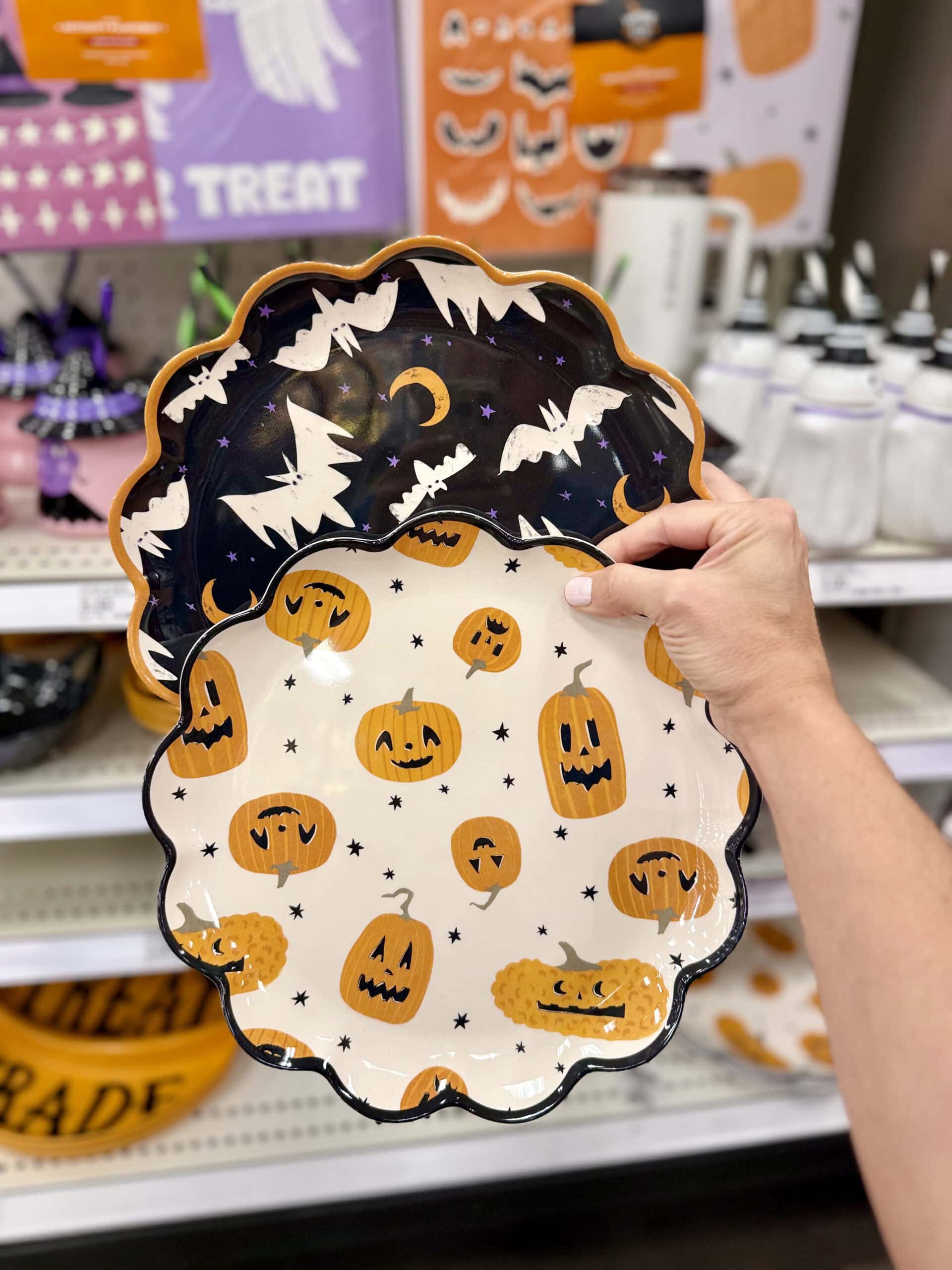 target halloween plates