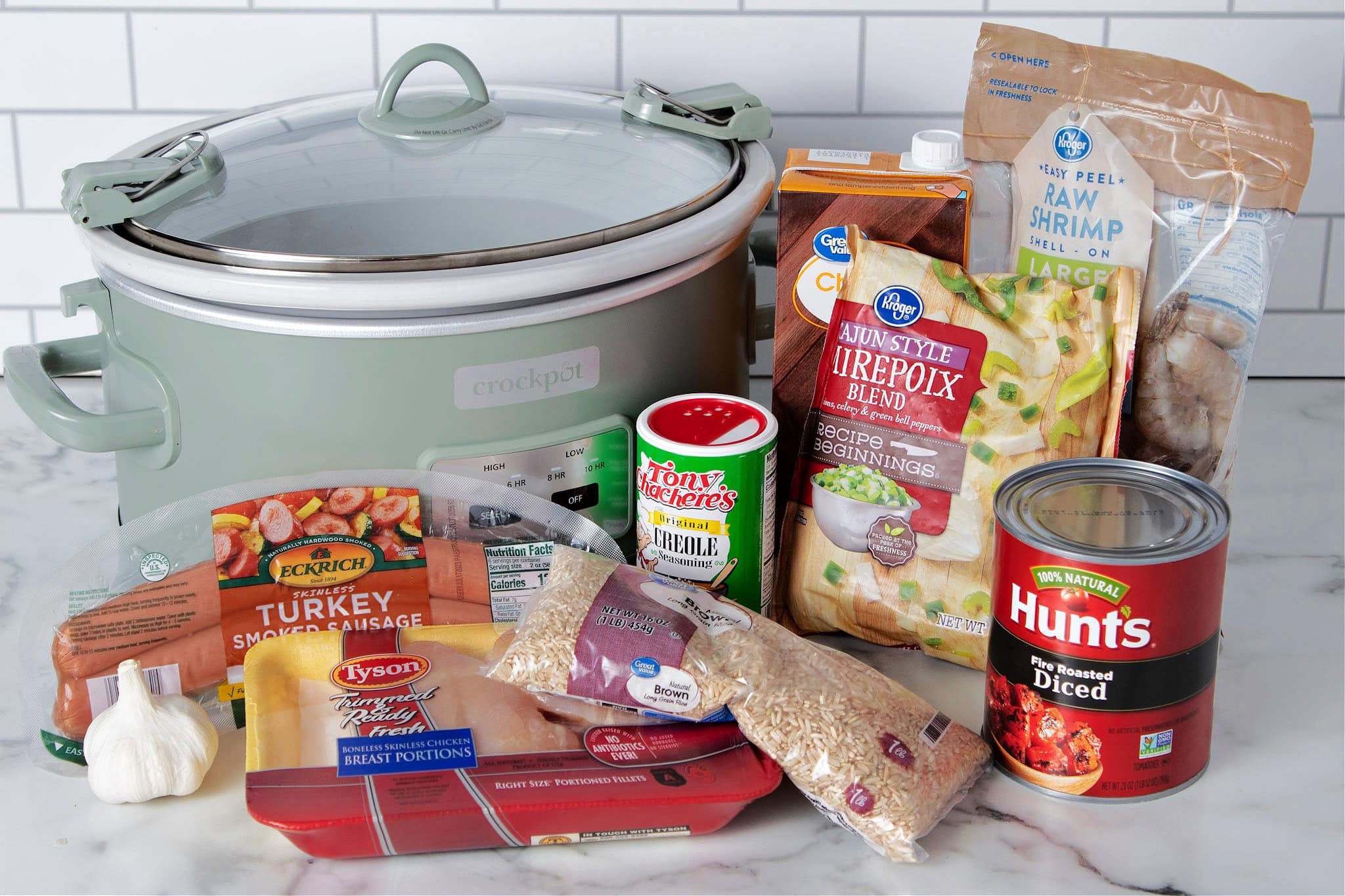 ingredients for jambalaya