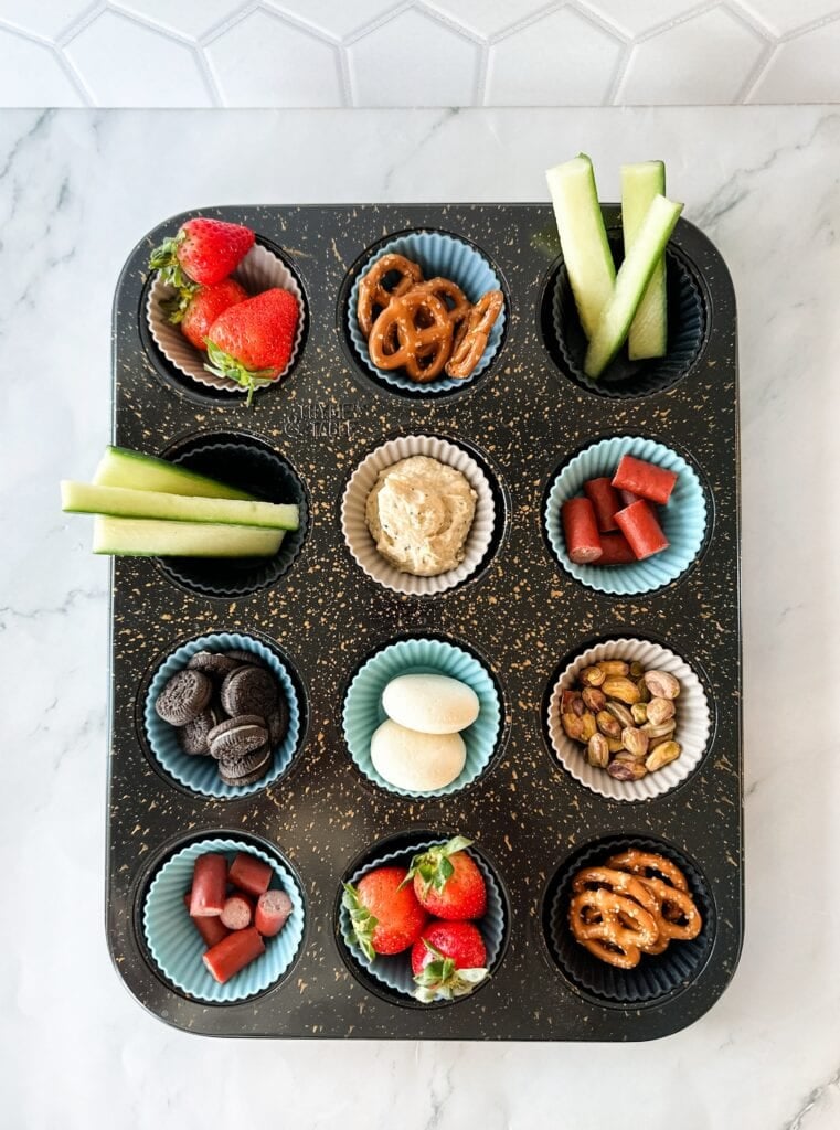 muffin tin snack trays for kids