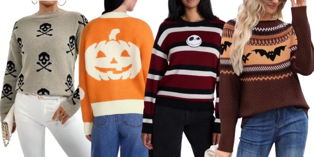 Walmart Halloween sweaters