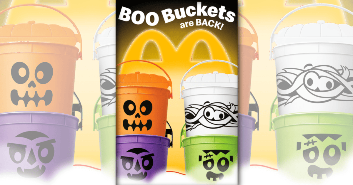 McDonald's Halloween Buckets are BACK (May Go Fast!)