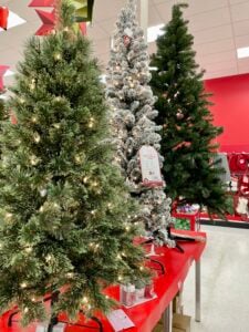 target christmas trees