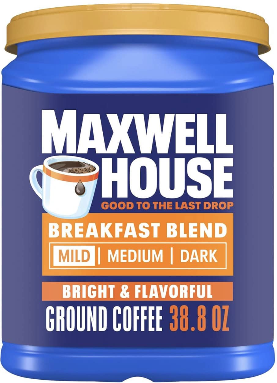 maxwell house coffee breakfast blend 38.8 oz