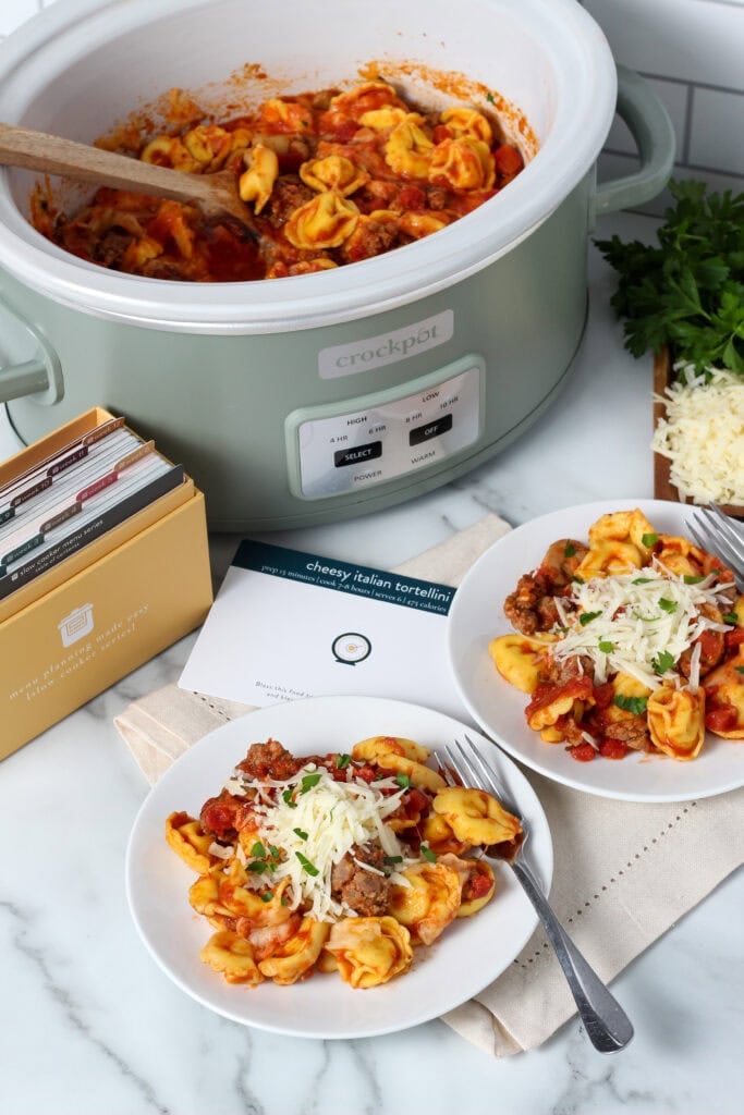 cheese tortellini in crock pot