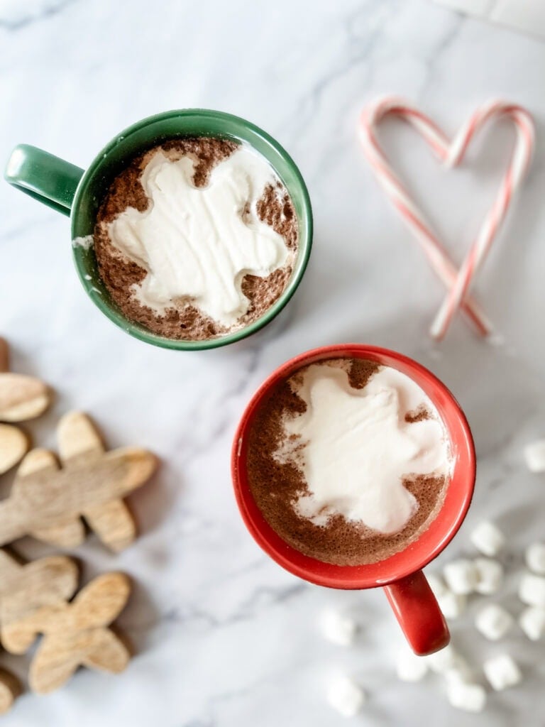 snowflake shaped marshmallows