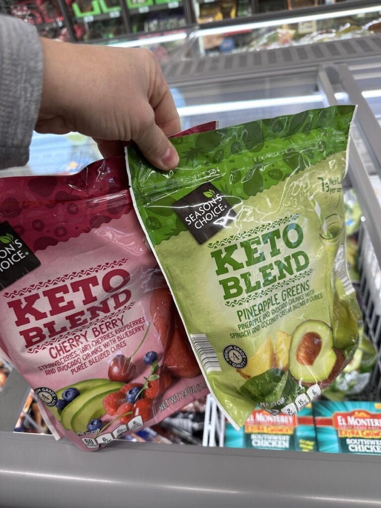 Keto Smoothie Packs at Aldi 