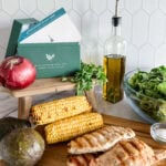 grilled chicken and corn salad