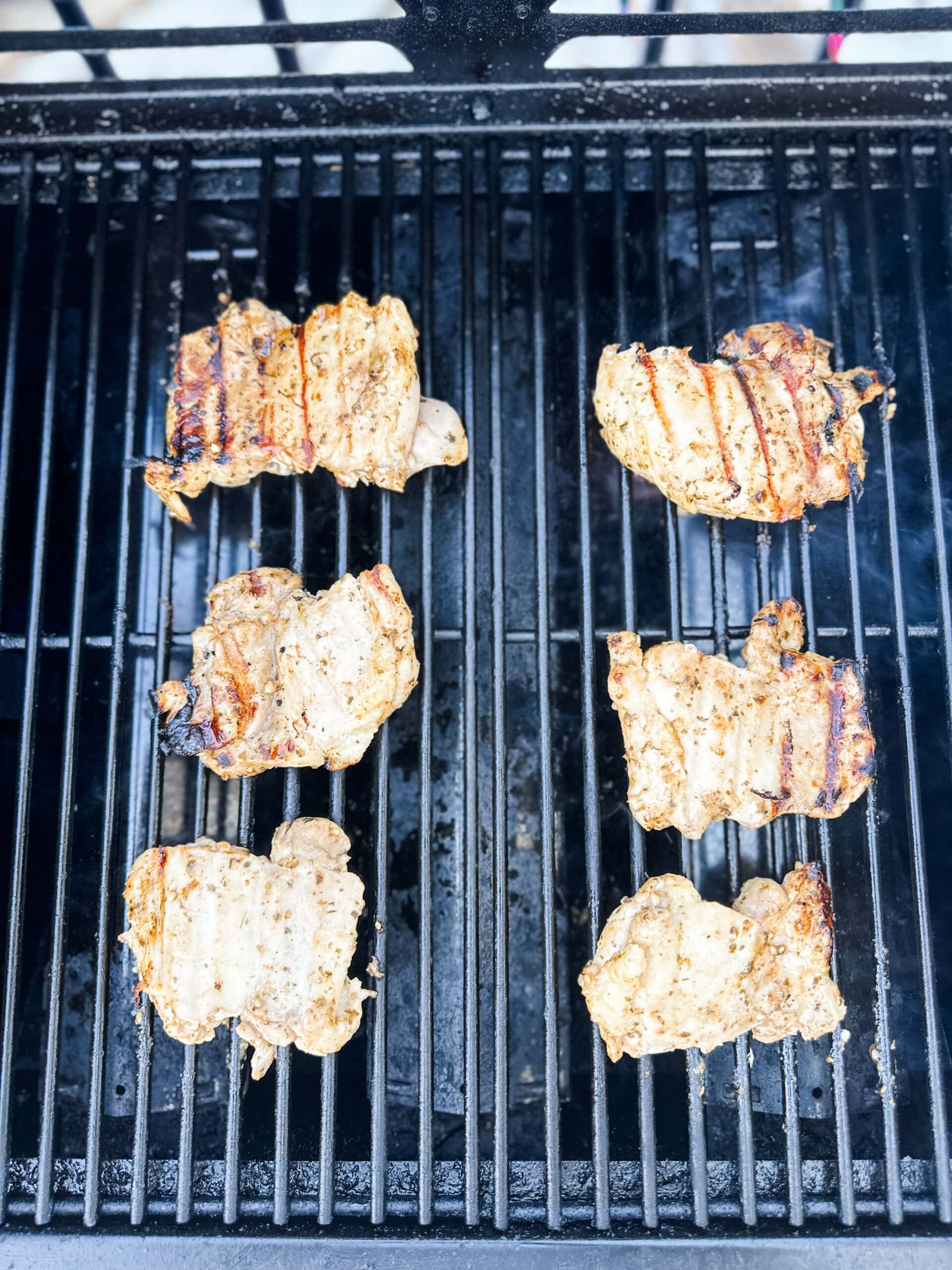 chicken thighs on grill 