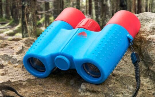 ozark trail red and blue kids binoculars