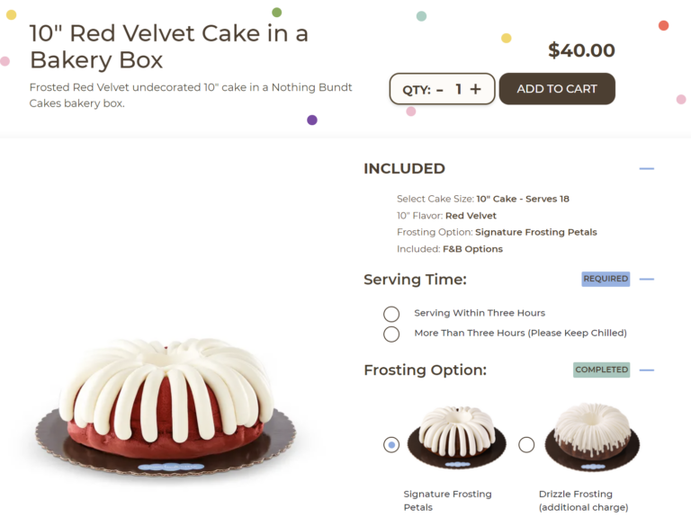 Nothing Bundt Cake Copycat at Sam's Club