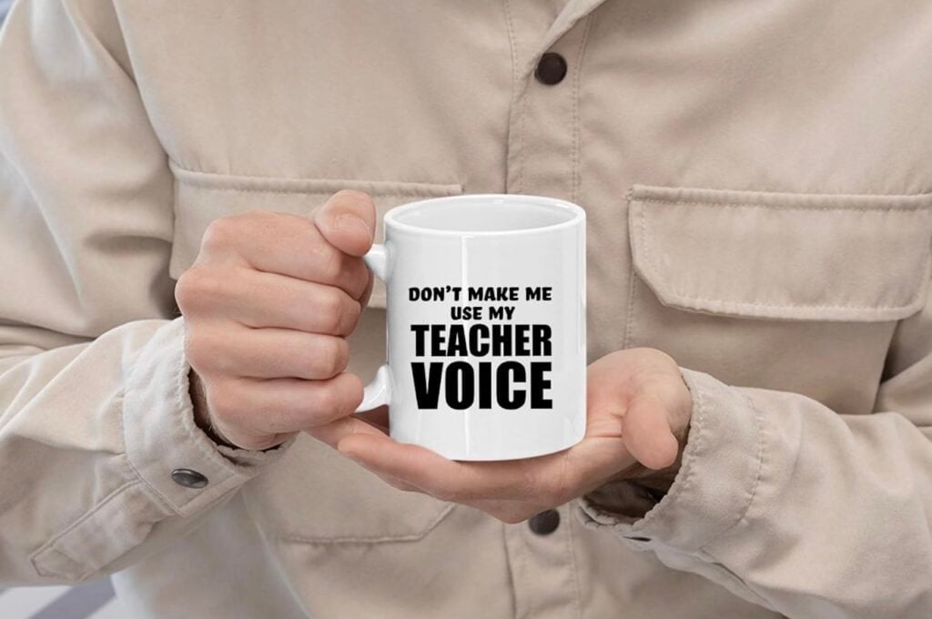 teacher voice mug teacher voice mug