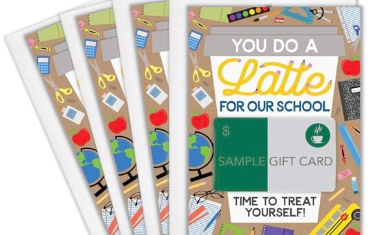 you do a latte for our school