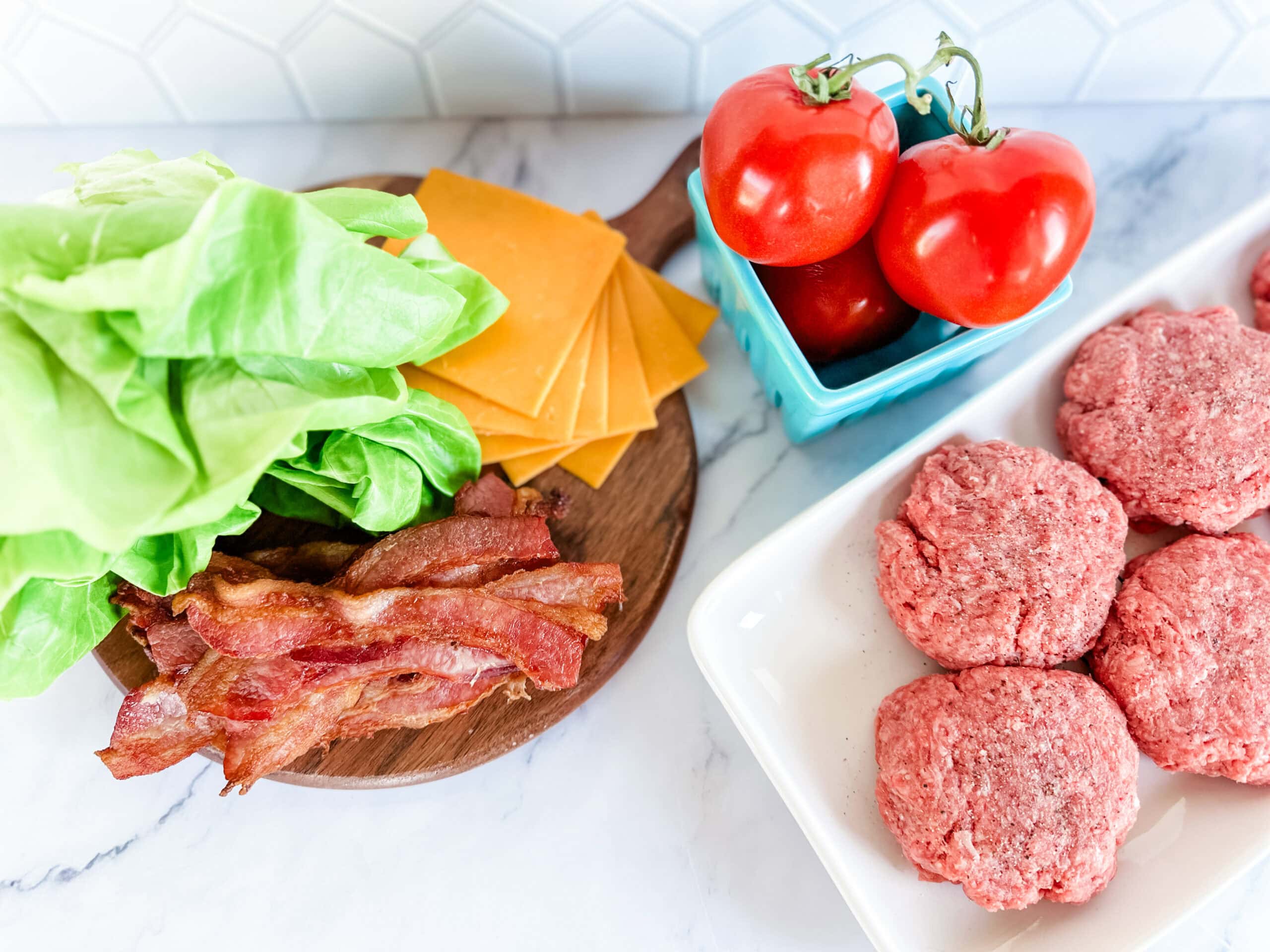 bunless burger ingredients
