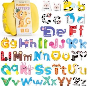 JUPITEARTH Animal Magnetic Letters