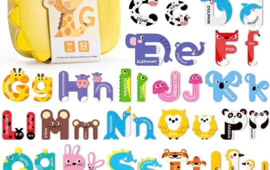 JUPITEARTH Animal Magnetic Letters