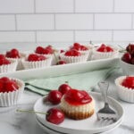 Miniature Cherry Cheesecakes Final 20