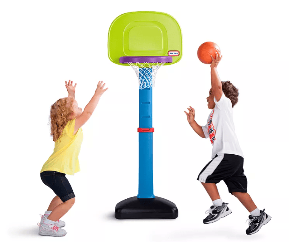 little tikes basketball goal