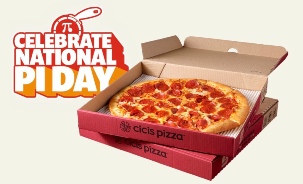 Pi Day Pizza Deals at Cicis Pizza 