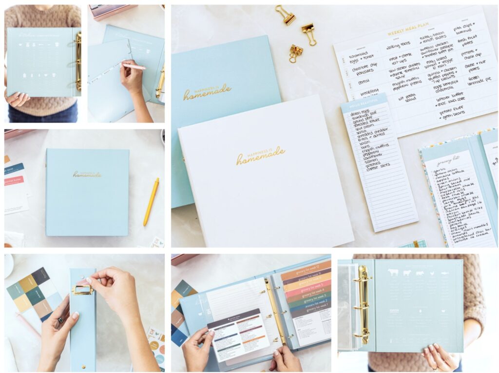 recipe binder to organize recipes