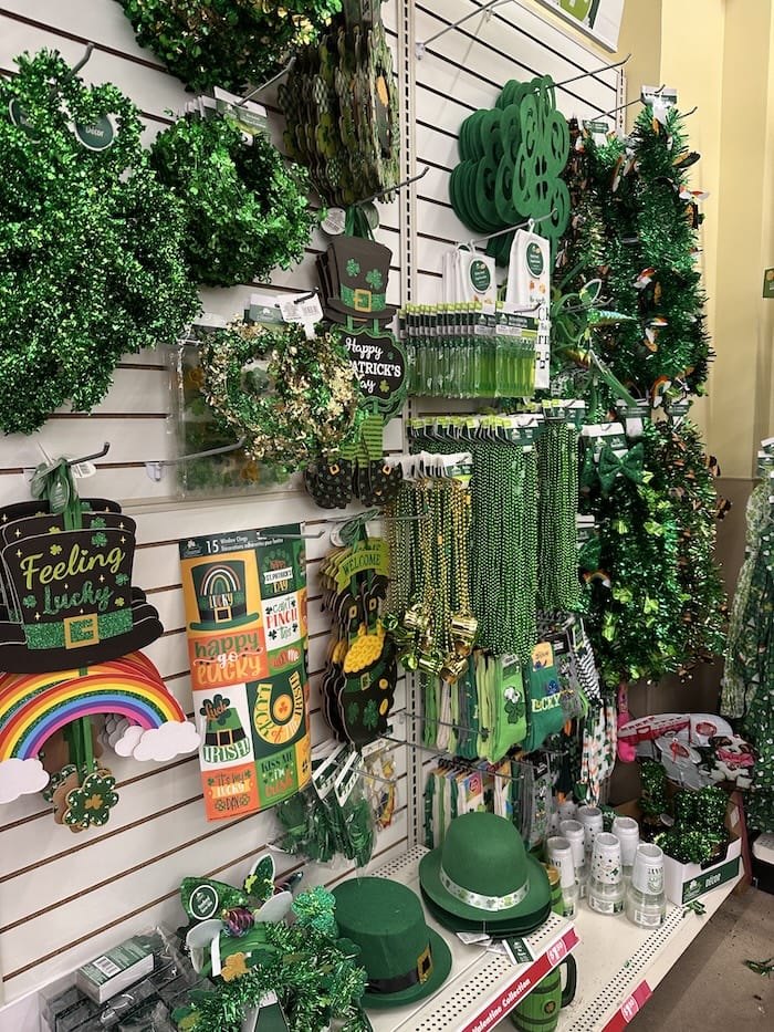 dollar tree saint patrick's day items 