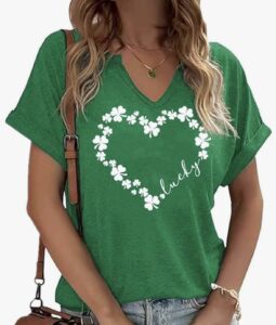 shamrock lucky shirt
