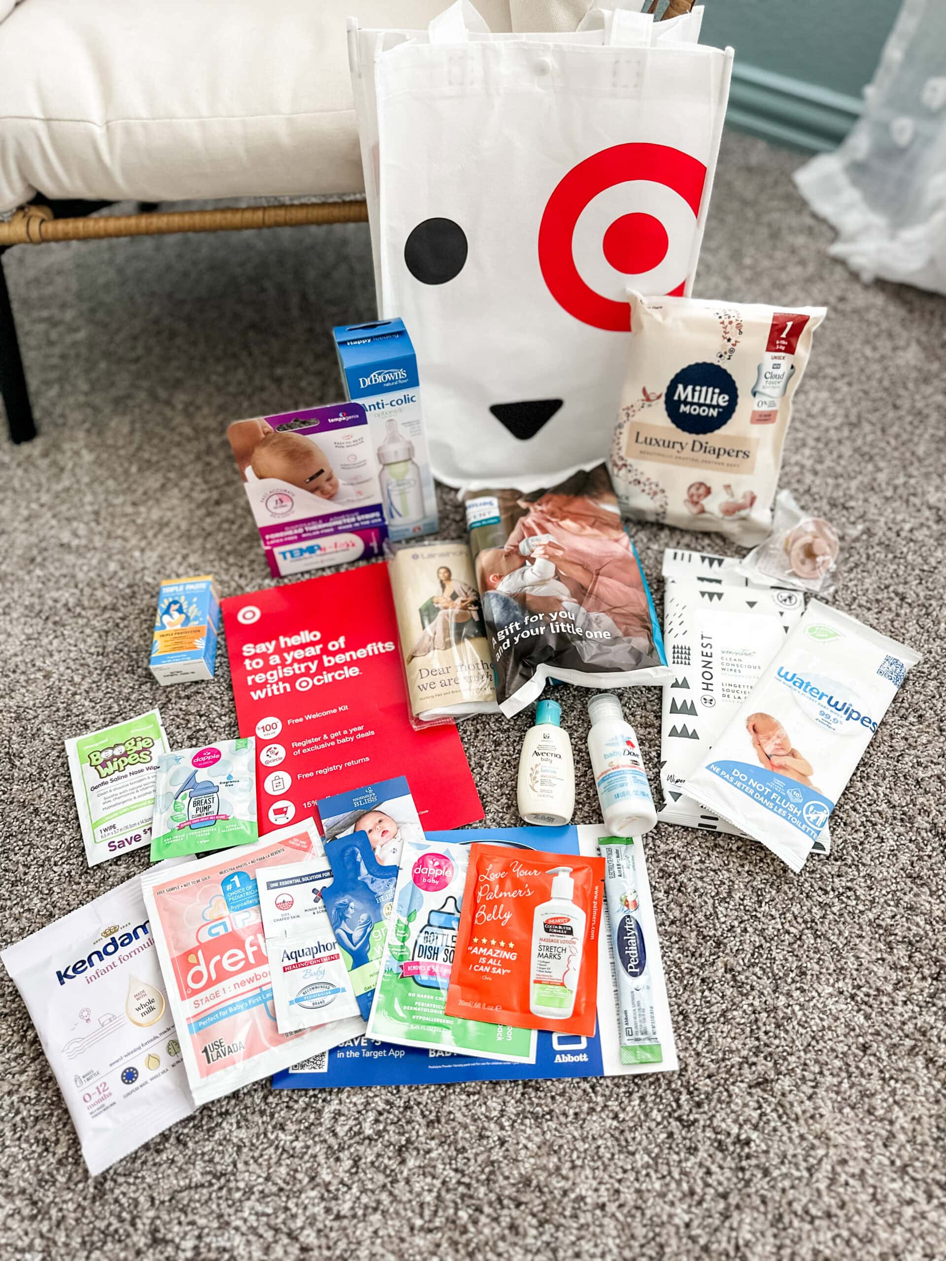 what you get in target baby box 
