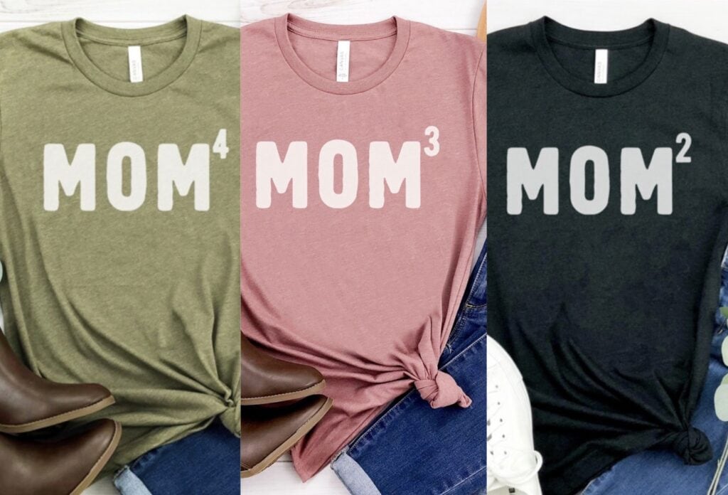 Mom to the Power Tee for Mother's Day 