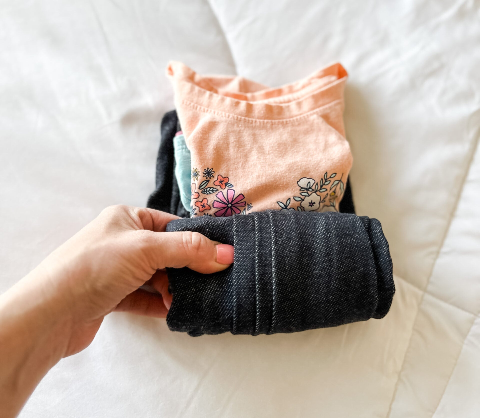 Clothing Hack for Packing Kids Clothes for Vacation 